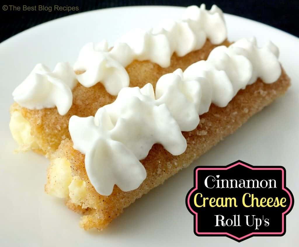 Cinnamon Cream Cheese Roll Up's from The Best Blog Recipes