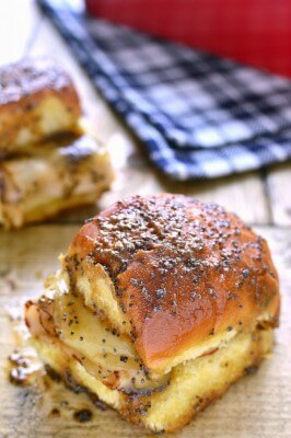 Baked Turkey and Cheese Sandwiches