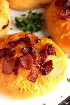 Bacon and Egg Stuffed Biscuits