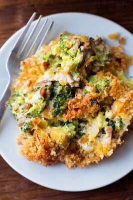 Lightened Up Cheesy Broccoli Casserole