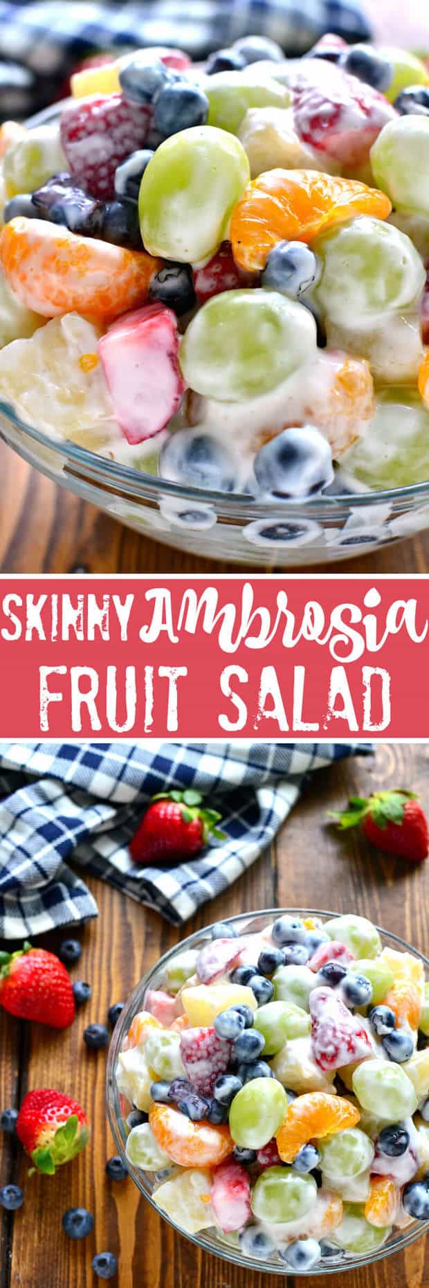 Skinny Ambrosia Fruit Salad - The Best Blog Recipes