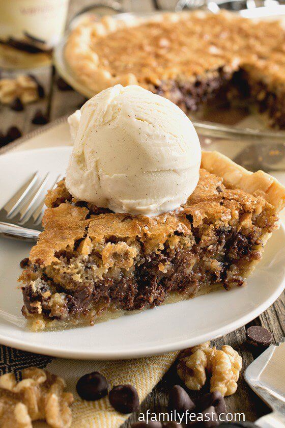 Toll House Chocolate Chip Pie - The Best Blog Recipes