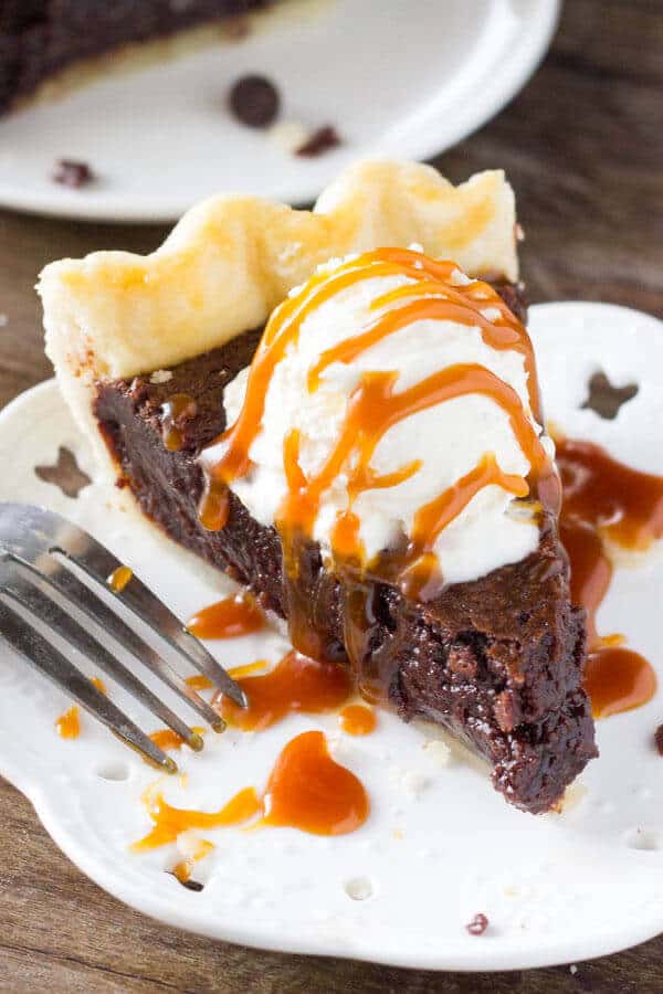 Fudge Brownie Pie - The Best Blog Recipes