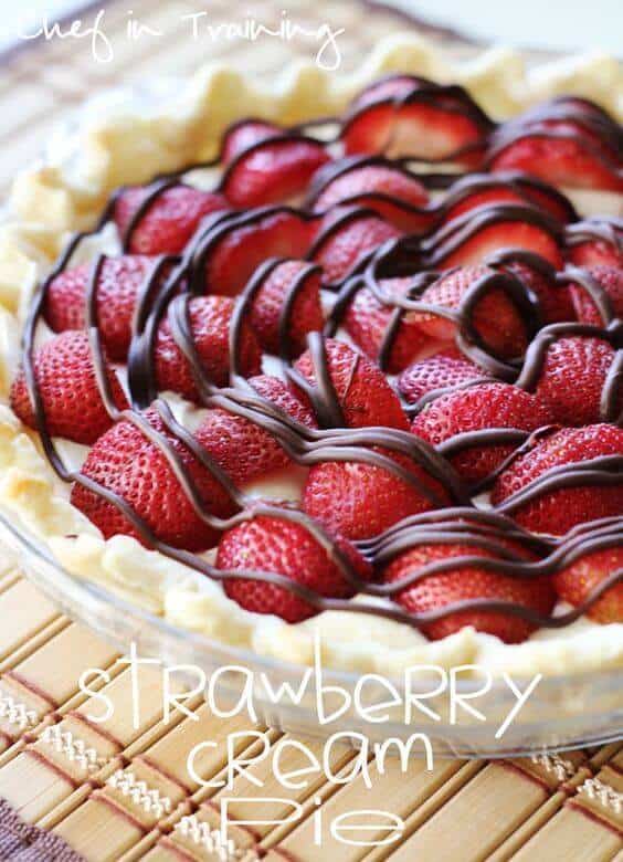 Easy Strawberry Cream Pie - The Best Blog Recipes