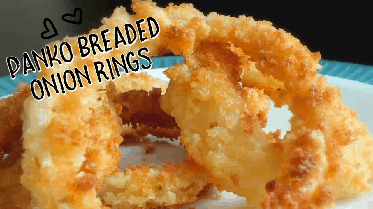 Panko Breaded Onion Rings
