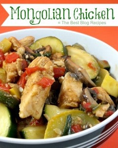 Mongolian Chicken Recipe from The Best Blog Recipes