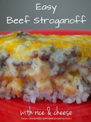 Easy Beef Stroganoff recipe from {The Best Blog Recipes}