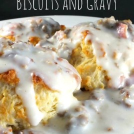 Sausage Bacon Biscuits and Gravy | The Best Blog Recipes
