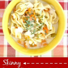 Skinny Creamy Chicken Noodle Soup | The Best Blog Recipes