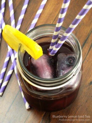 Blueberry Lemon Iced Tea | The Best Blog Recipes