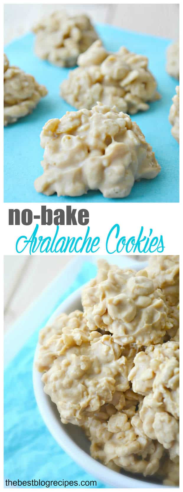 No-Bake Avalanche Cookies are such an easy and yummy treat! You're family will love them! | thebestblogrecipes.com