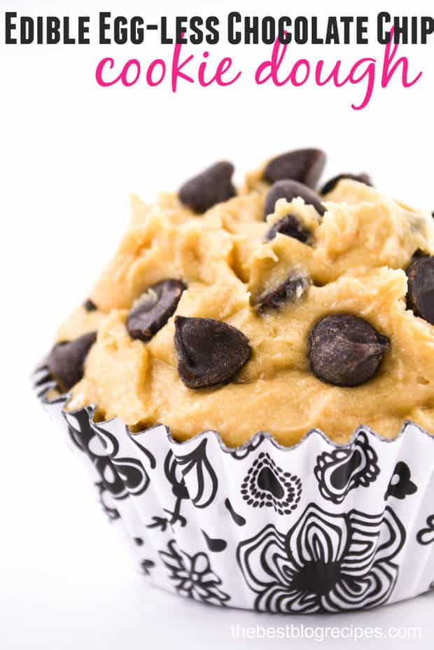 Edible Egg-Less Chocolate Chip Cookie Dough 