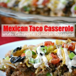 A close up of food, with Casserole and Taco