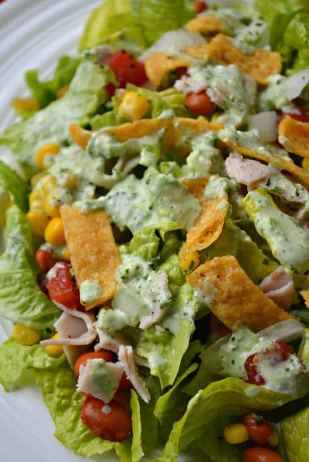 Cilantro Lime Ranch Dressing Salad