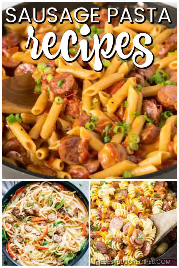 Easy Sausage Pasta Recipes are what is missing from your dinner rotation. You will love the amazing flavor in these tasty and simple to make meals!