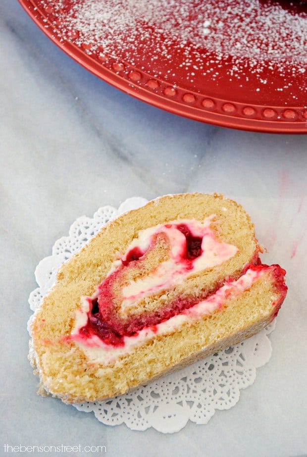 Valentine Jelly Roll Dessert -- Part of the Valentines Day Dessert