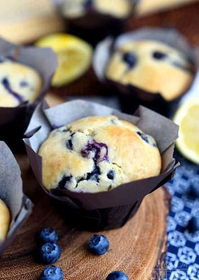 Blueberry Lemon Cream Cheese Muffins are the perfect way to start (or end) your day! Delicately moist and bursting with flavor, these muffins are topped with a refreshingly tart lemon glaze that’s bound to make your mouth water.
