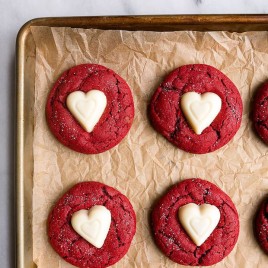 Red Velvet Sugar Cookies -- Part of the Valentines Day Dessert