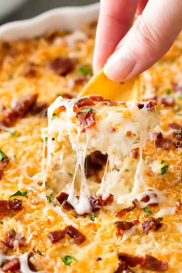  This warm, spicy, cheesy jalapeno popper dip is loaded with all the familiar flavors from your favorite appetizer, in an easy to make dip form!