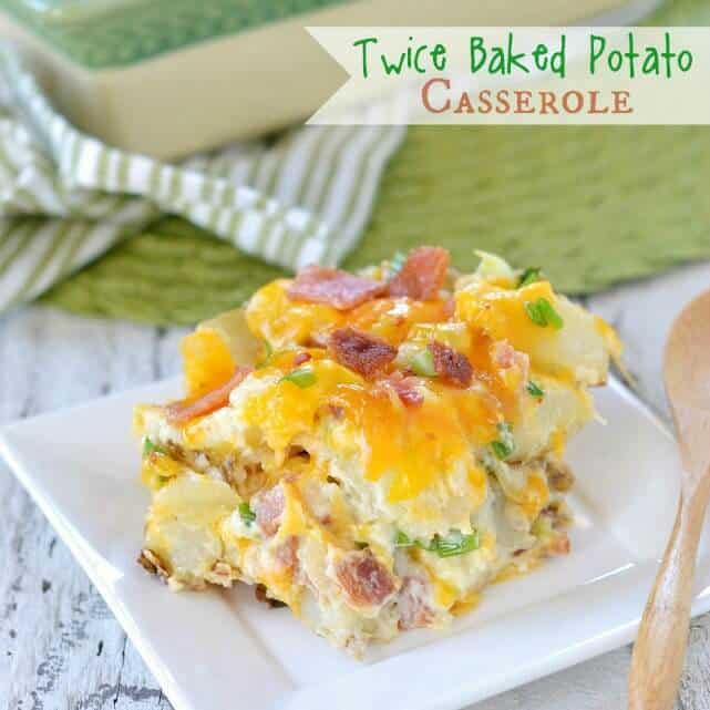 This Twice Baked Potato Casserole has all your favorite flavors from a twice baked potato but in a delicious casserole form!