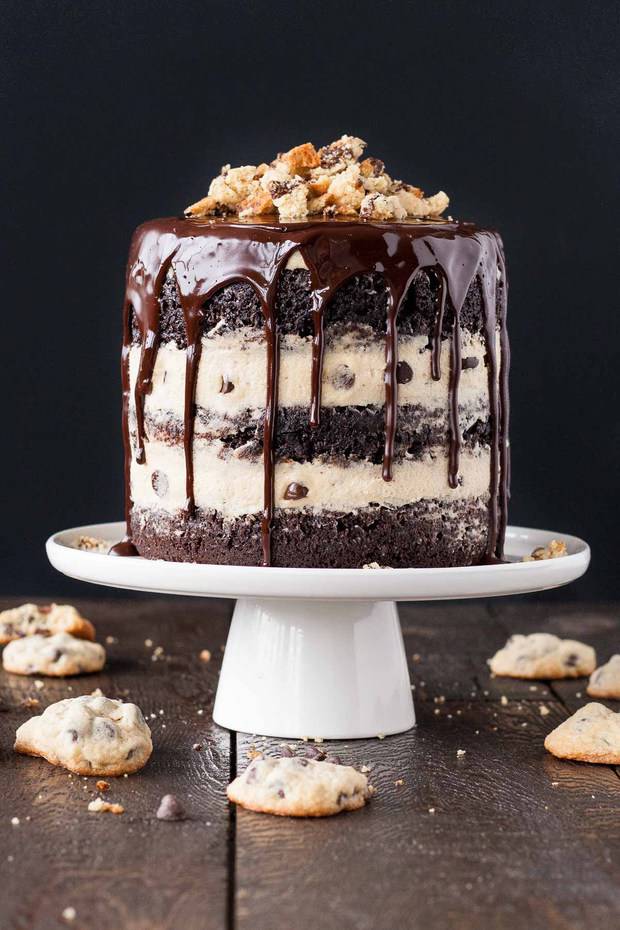 Cookie Dough Chocolate Cake