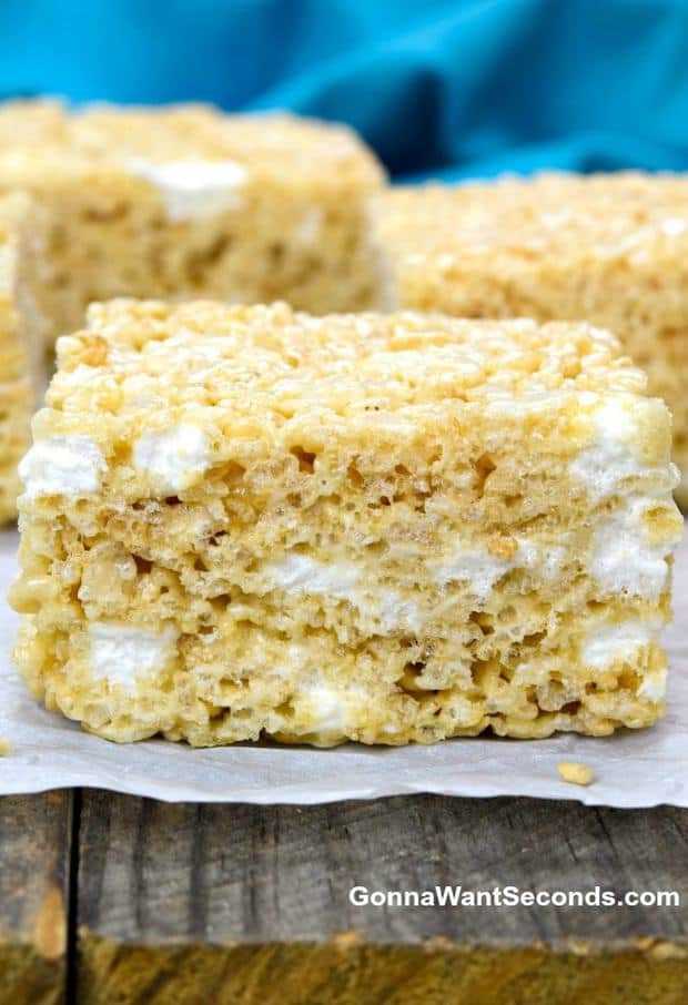 The BEST Rice Krispie Treats – soft and chewy, with lots of sticky, gooey threads of marshmallows melting in your mouth. This recipe makes just a few modifications to the classic treat to create something extraordinary!