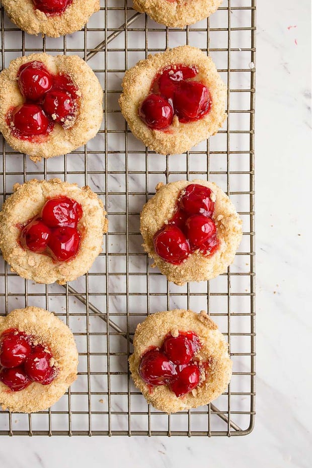 Cherry cheesecake cookies help you get your cheesecake fix in just one cookie bite.