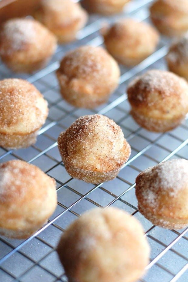 Cinnamon Sugar Banana Donut Holes are perfect way to start off your morning.