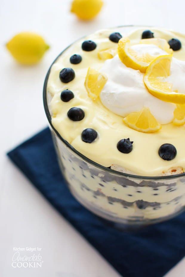 Fresh, juicy blueberries and bright, tart lemon pudding combine in a stunning dessert that will wow your guests
