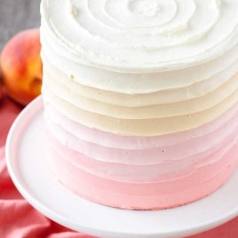 Ombre Peach Layer Cake--Part of The Best Layer Cakes