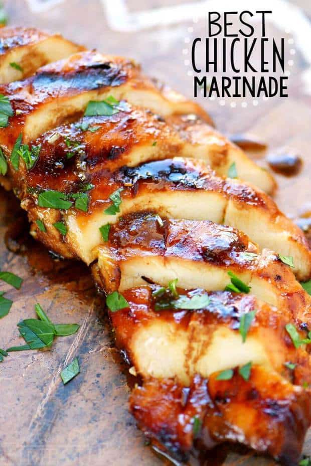 Look no further for the Best Chicken Marinade recipe ever! This easy chicken marinade recipe is going to quickly become your favorite go-to marinade! This marinade produces so much flavor and keeps the chicken incredibly moist and outrageously delicious – try it today!