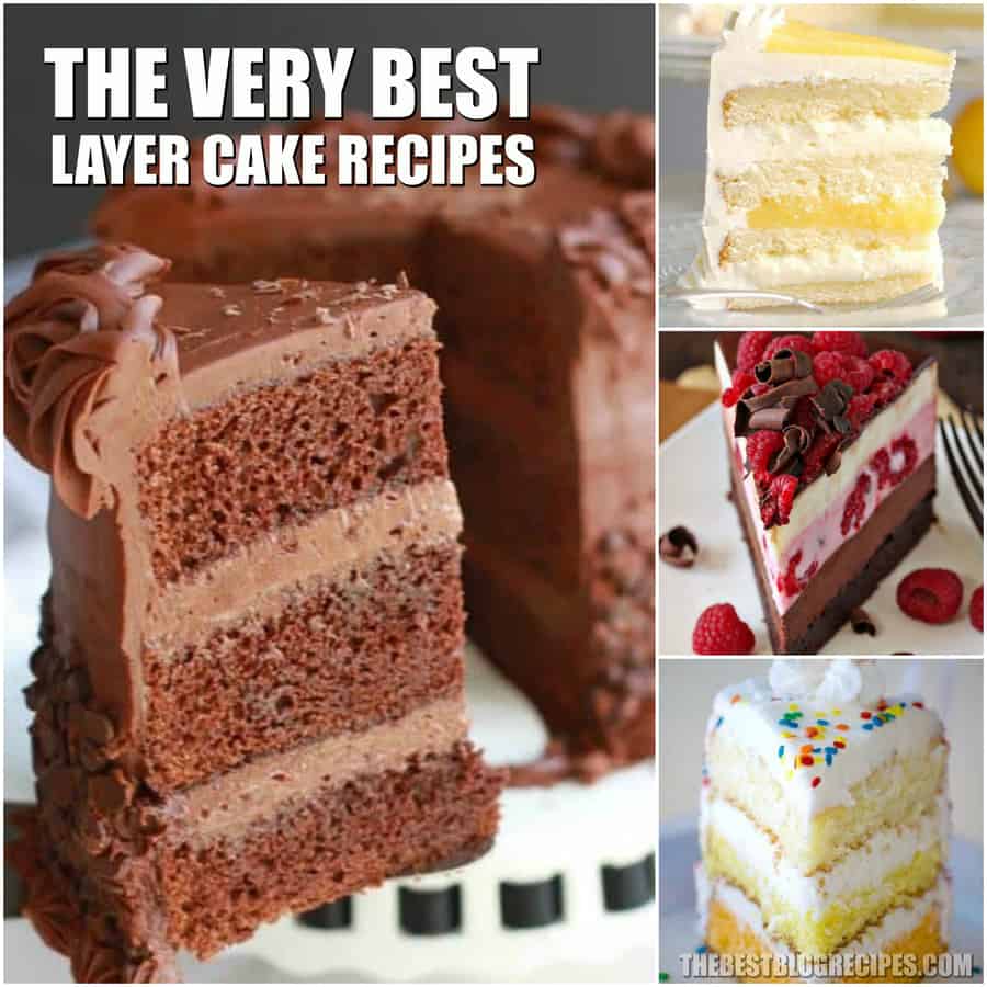 Easy Layer Cake Recipes are the way to go when you need a sweet and beautiful dessert. Not only is the flavor of these cakes amazing, but they are absolutely stunning to look at! Each of these cakes are showstoppers!