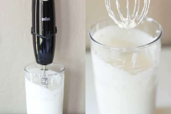Homemade Whipping Cream in a Blender