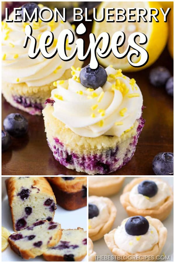 Easy Lemon Blueberry Recipes are the combination of two of the best and most complimentary flavors on the planet. Taste these recipes, and you will be in heaven.