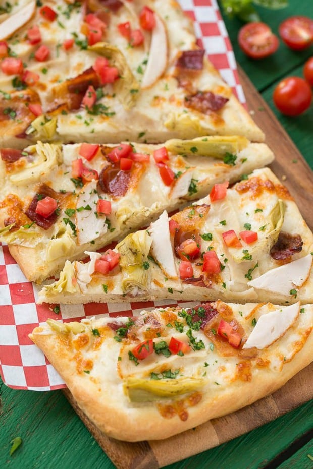 We do a lot of pizza around here for dinner – homemade pizza is so much healthier and cheaper than store bought and it’s easy to customize it to everyone’s tastes.