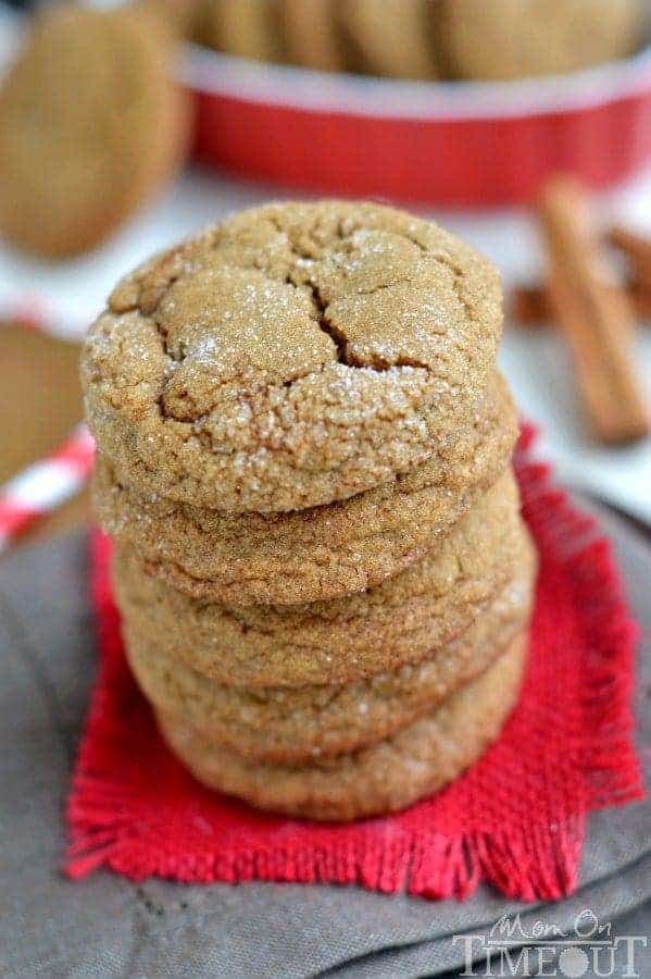 With plenty of spice and warmth, these Perfect Soft Ginger Cookies are just what your holiday season has been waiting for! Delightfully soft and chewy with a crisp sugar coated exterior, these molasses cookies are impossible to resist!