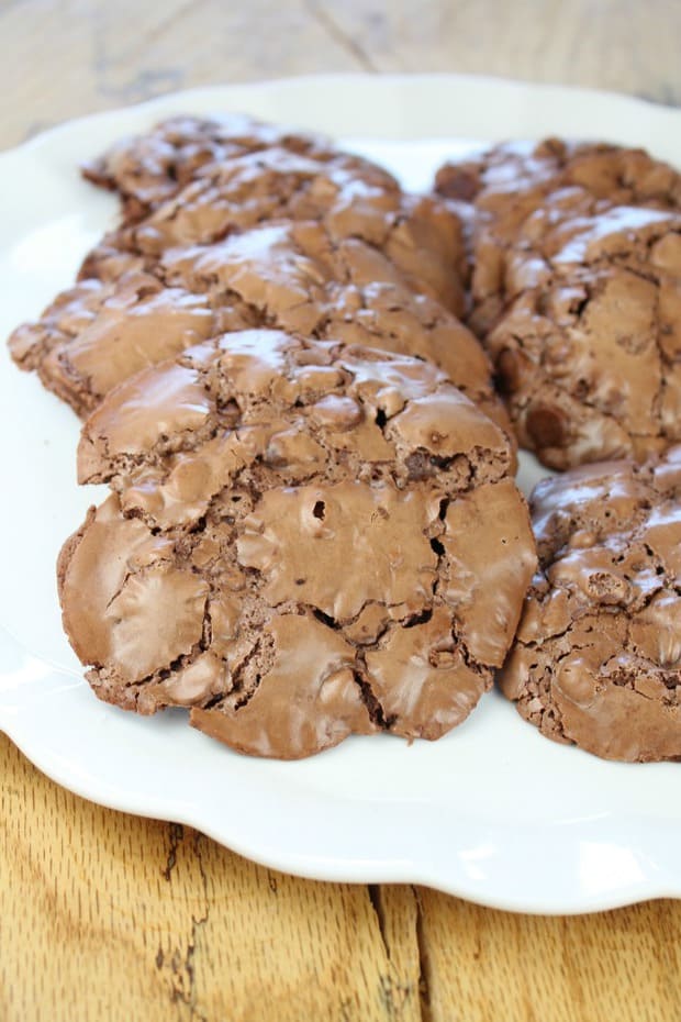 Chocolate Volcano Cookies are rich, chewy and incredibly rich.  A bakery-style cookie that you can easily bake at home. Gluten-free and perfect for your sweet tooth!