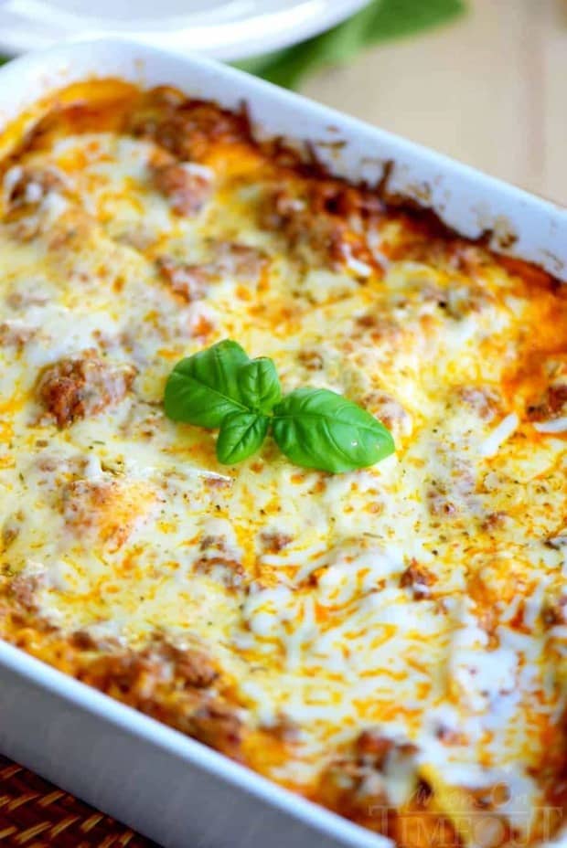 This Lazy Day Lasagna recipe is perfect for busy weeknights! A couple of tricks and a super simple recipe yields sensational results! Try it tonight