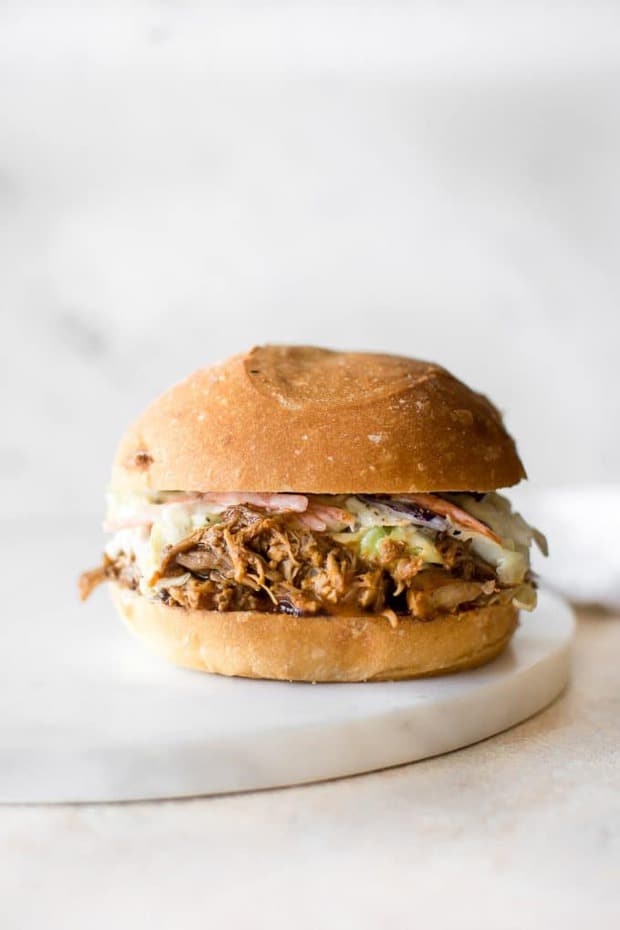 Instant Pot pulled pork is tender, juicy, and falls apart. It’s seasoned to perfection and makes the most amazing sandwiches! With this recipe, you can get that slow-cooked taste in a fraction of the time.