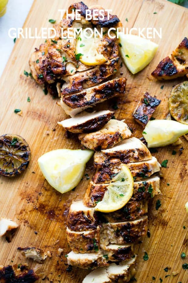  The Best Grilled Lemon Chicken Recipe – Perfectly tender, juicy, healthy lemon chicken marinated in a delicious lemon mixture, and prepared on the grill.