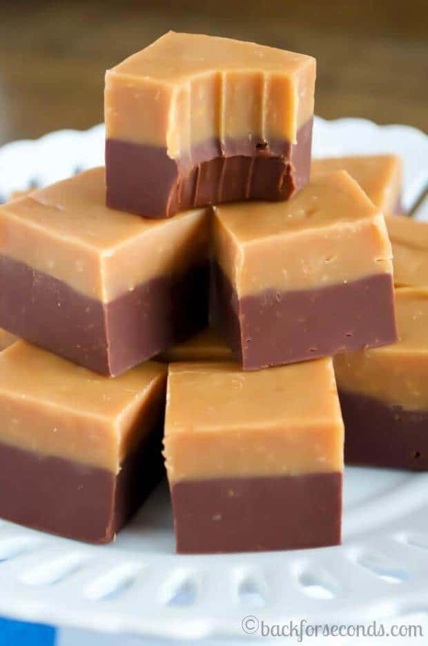 Chocolate Peanut Butter Double Decker Fudge is an indulgence everyone will rave over. It is surprisingly easy to make and tastes out of this world delicious!