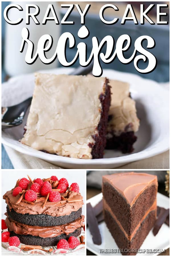 The Best Crazy Cake Recipes are amazingly delicious! With no eggs included in these recipes, they make the perfect vegan dessert!