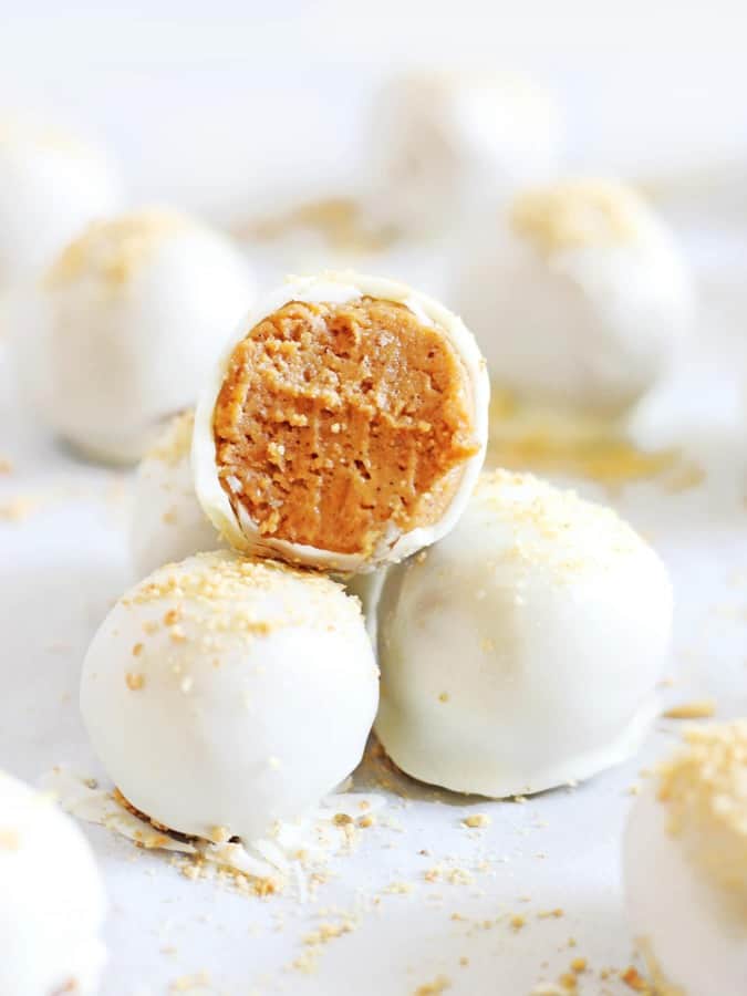 Cream Cheese Pumpkin Pie Truffles will be a hit among your friends and family this fall!