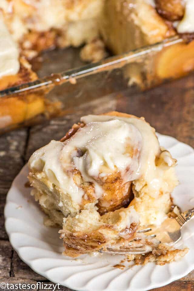 The Best Homemade Cinnamon Rolls ever! If you love gooey cinnamon buns, here's the secret ingredient. Everyone raves about these homemade yeast rolls