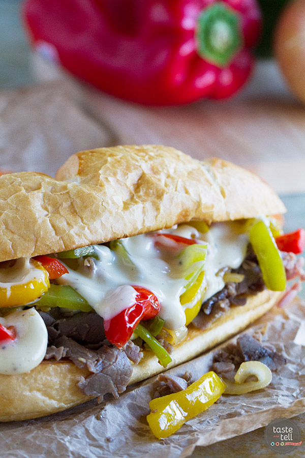 If you are looking for an easy dinner that is a crowd pleaser, look no further than this Easy Cheesesteak Recipe. By using deli roast beef, this recipe comes together in a snap!