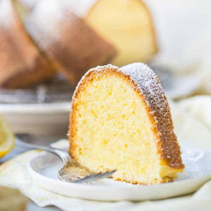 If you love lemon, you’ve gotta try this lemon pound cake recipe! Just bursting with tangy lemon flavor, and so moist! Made with all butter, for a velvety texture that practically melts in your mouth.