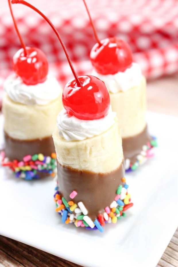 Everyone goes crazy for these little banana split bites of heaven!