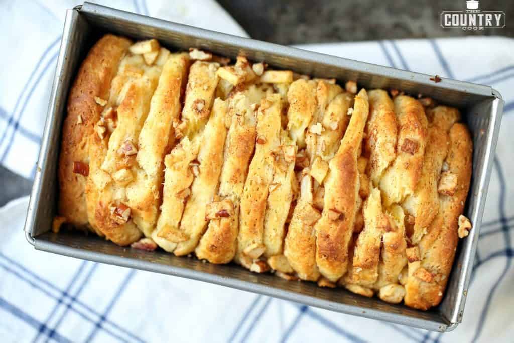 I love little dessert recipes like this! They’re impressive but so easy to make. It’s easy thanks to the refrigerated canned biscuits but we add a touch of homemade with the fresh apple, cinnamon and pecans.