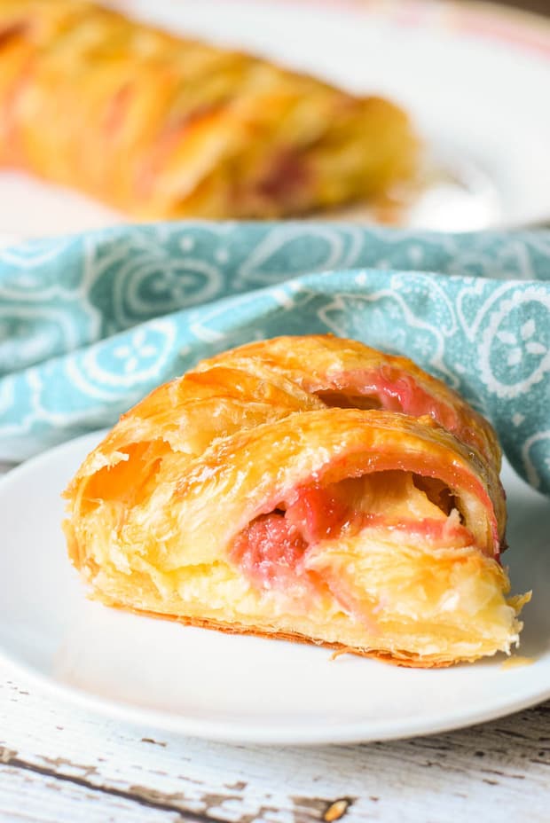 The perfect amount of sweetness combined with just enough tart, this Rhubarb Cheese Danish is a delicious addition to your weekend brunch menu!