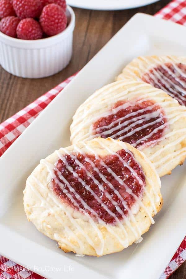 9Your morning routine could use an easy Raspberry Cheesecake Danish. These sweet little treats are great for breakfast or after school.